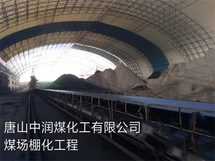 东莞中润煤化工有限公司煤场棚化工程